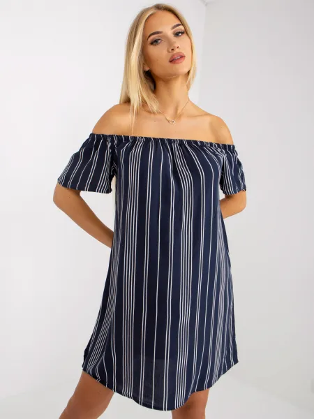 Dress-D73771M30145I-navy blue
