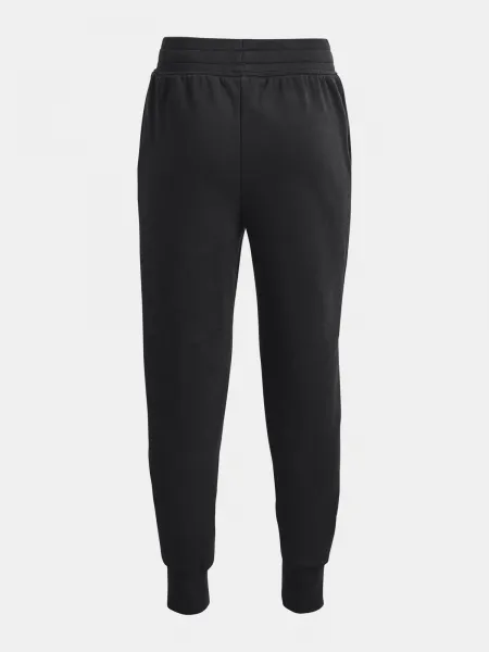 Čierne dievčenské športové tepláky Under Armour Rival Fleece