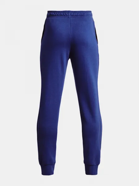 Modré chlapčenské tepláky Under Armour UA Rival Terry Joggers