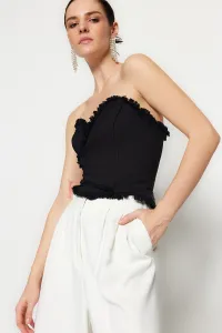 Dámske šaty Trendyol TPRSS22BS0070/Black