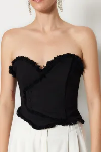 Dámske šaty Trendyol TPRSS22BS0070/Black