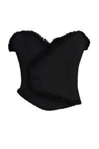 Dámske šaty Trendyol TPRSS22BS0070/Black