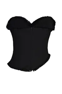 Dámske šaty Trendyol TPRSS22BS0070/Black