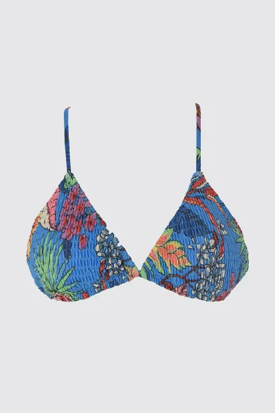 Trendyol Bikini Top - Multi-color - Floral