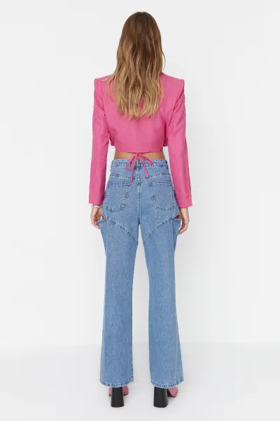 Dámske rifle Trendyol High Waist