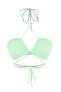 Trendyol Green Tie detailný top bikín