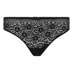 DIM SUBLIM BRIEF - Dámske krajkové nohavičky - čierna