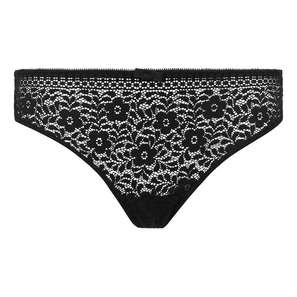 DIM SUBLIM BRIEF - Dámske krajkové nohavičky - čierna