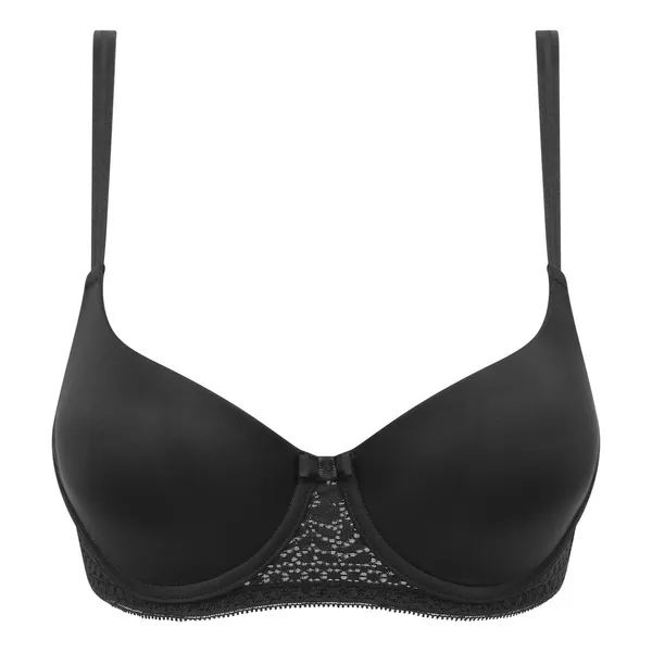 DIM SUBLIM PADDED BRA - Dámska čipková podprsenka - čierna