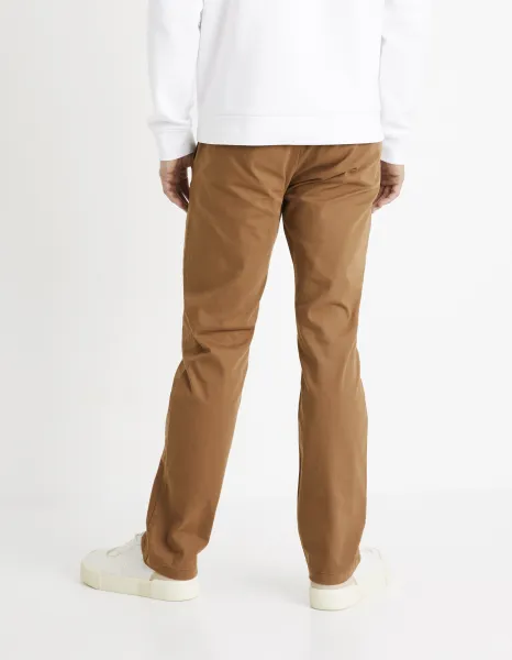 Celio nohavice chino rovné twill Tohenri - Muži