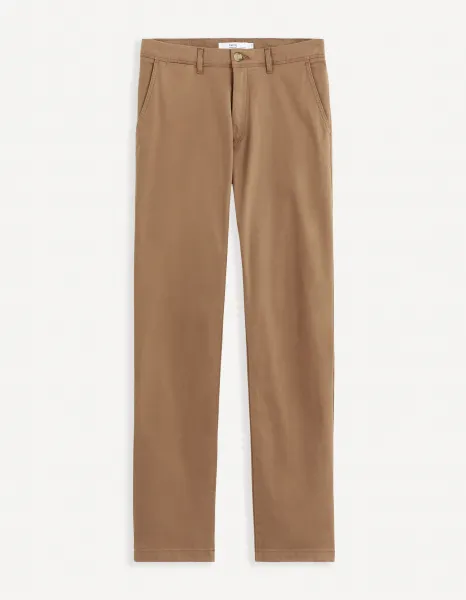 Celio nohavice chino rovné twill Tohenri - Muži