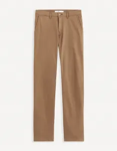 Celio nohavice chino rovné twill Tohenri - Muži