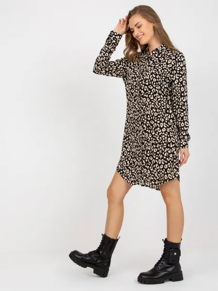 Dress-TO-SK-1103-19.01X-black-beige
