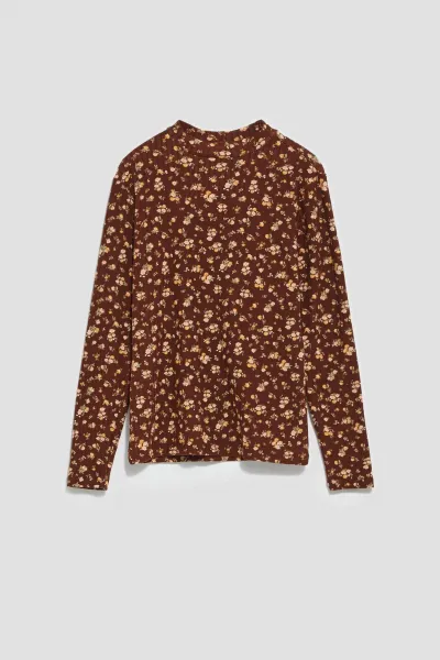 Marisse Blouse Z-Ts-3940 D.Brown