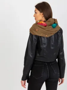 Scarf-AT-KM-TS06.32P-dark beige