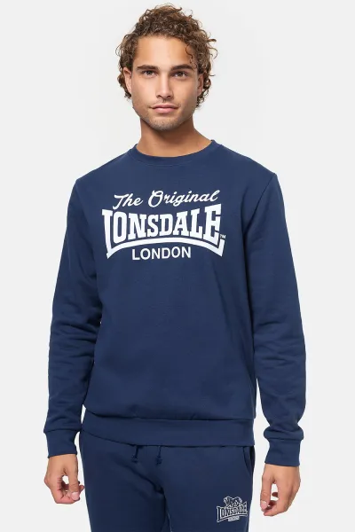 Pánsky sveter Lonsdale 117422-Navy/White
