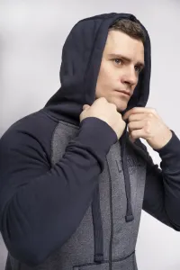 Lonsdale Pánska bunda na zips s kapucňou slim fit