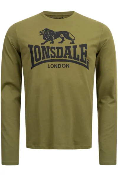Pánske tričko Lonsdale 115087-Black/Olive