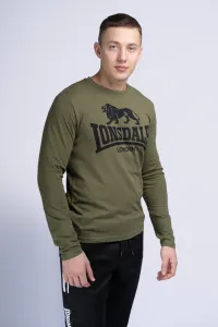 Pánske tričko Lonsdale 115087-Black/Olive