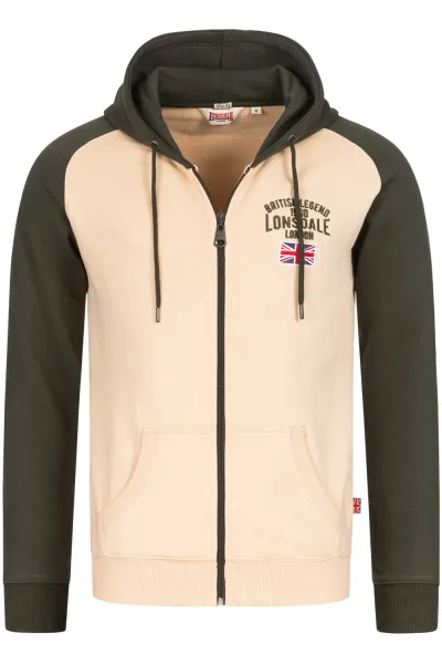 Pánska tepláková súprava Lonsdale 117292-Olive/Beige