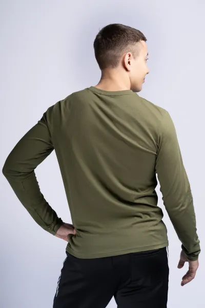 Pánske tričko Lonsdale 115087-Black/Olive