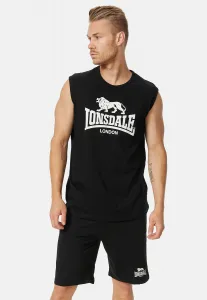 Pánsky nátelník Lonsdale 117332-Black/White