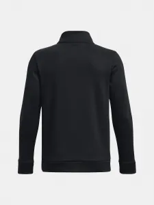Čierna chlapčenská mikina Under Armour UA Armour Fleece 1/4 Zip