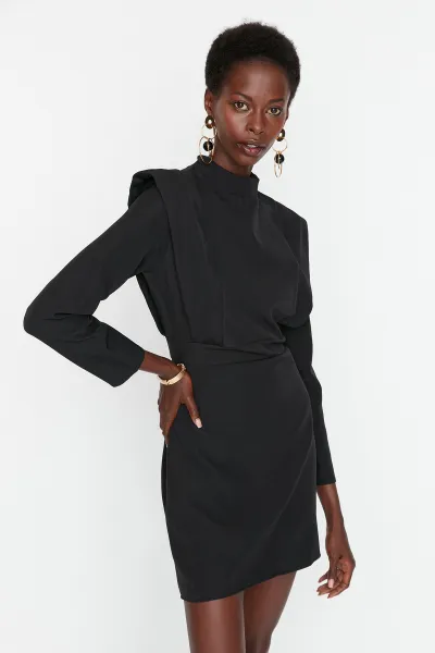 Dámske šaty Trendyol High Collar