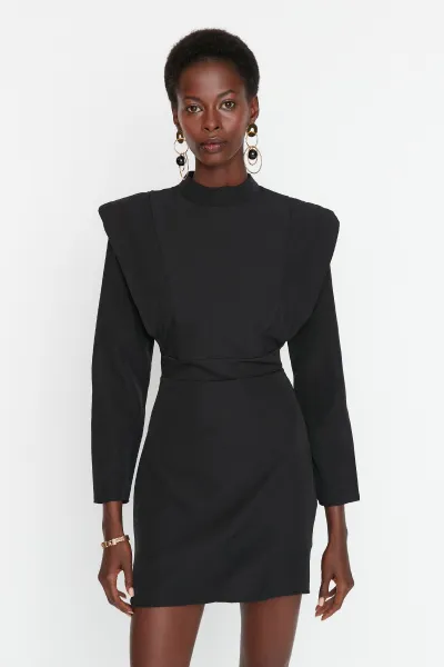 Dámske šaty Trendyol High Collar
