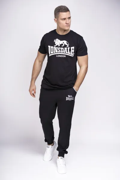 Pánske tepláky Lonsdale 110723-Black