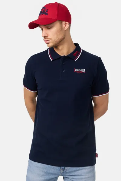 Pánske tričko s golierom Lonsdale Slim Fit