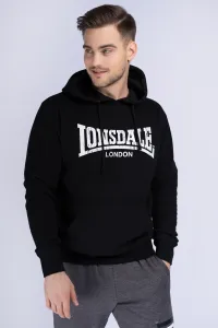 Pánska mikina Lonsdale 113863-Black/White
