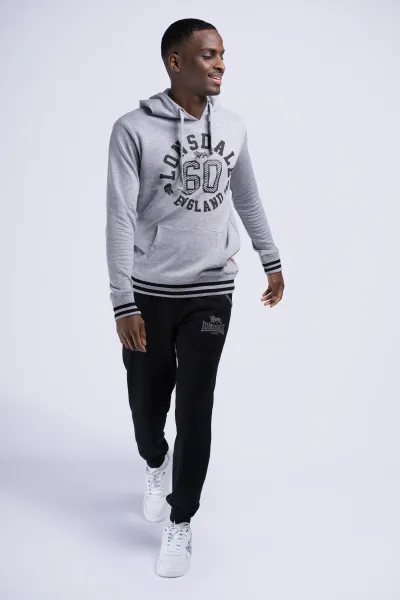 Pánske tepláky Lonsdale 115071-Black/Grey