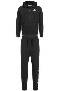 Pánska tepláková súprava Lonsdale 117428-Marl Grey/Black