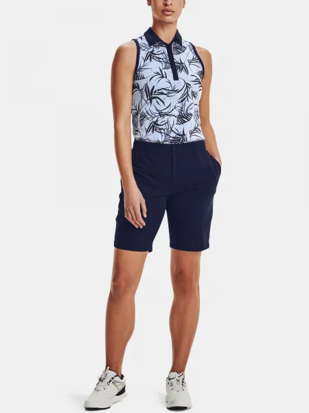 Tmavomodré dámske športové šortky Under Armour