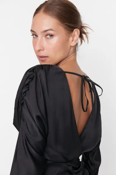 Dámske šaty Trendyol Satin