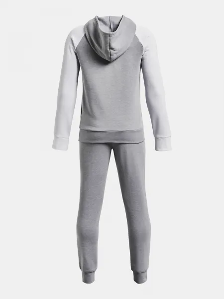 Svetlošedá chlapčenská športová tepláková súprava Under Armour