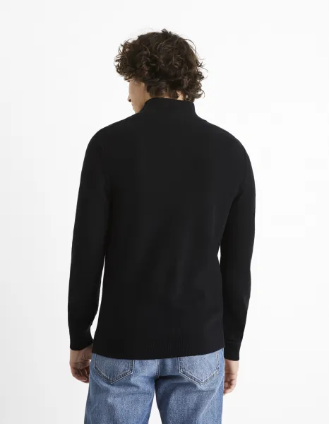 Celio Celim Sweater with Zipper Collar - Men's