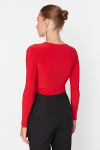 Dámske tričko  Trendyol TPRAW23BD00059/Red