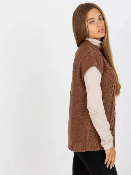 Vest-D90027W90785B2-brown
