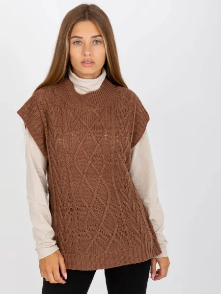 Vest-D90027W90785B2-brown