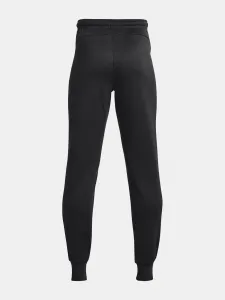 Červené chlapčenské športové tepláky Under Armour UA Armour Fleece Joggers