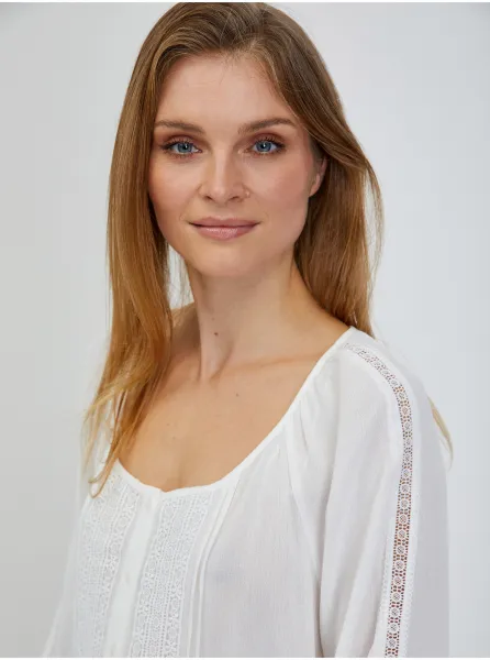 Krémová halenka ORSAY