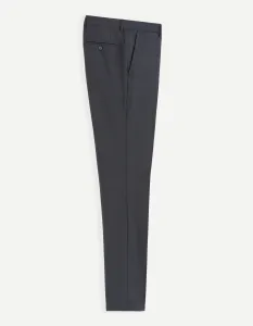 Tmavošedé pánske formálne nohavice Celio Colexus