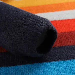 Detský pruhovaný sveter nax NAX MOERO mood indigo