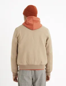 Béžový pánsky bomber Celio Cubeauty