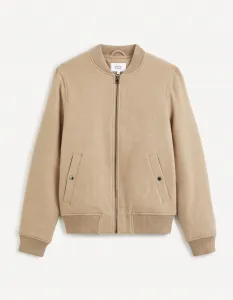Béžový pánsky bomber Celio Cubeauty