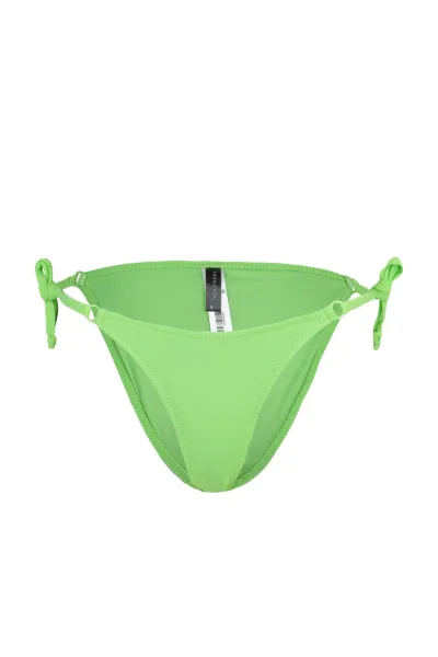 Trendyol zelená viazaná normálna noha bikiny spodky