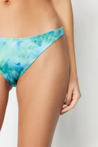 Trendyol Batik vzorovaný spodok bikín s pravidelnou nohou