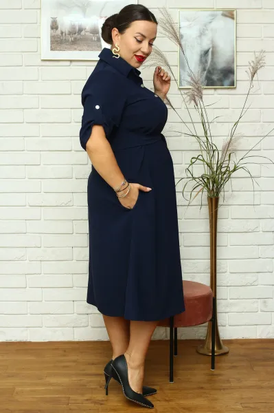 Dámske šaty Karko Plus Size